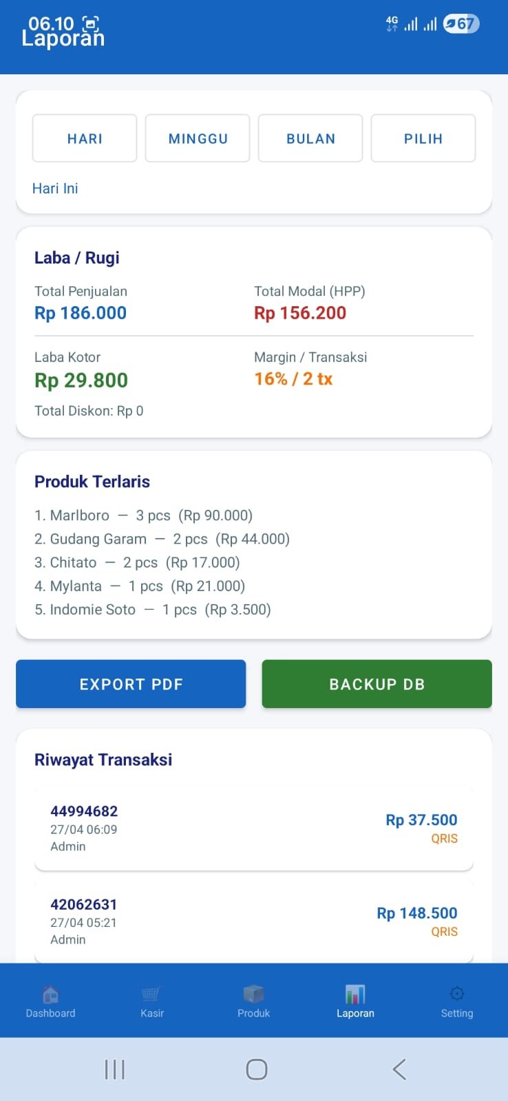 Kasir Android Murah Simpel Dan Full 2