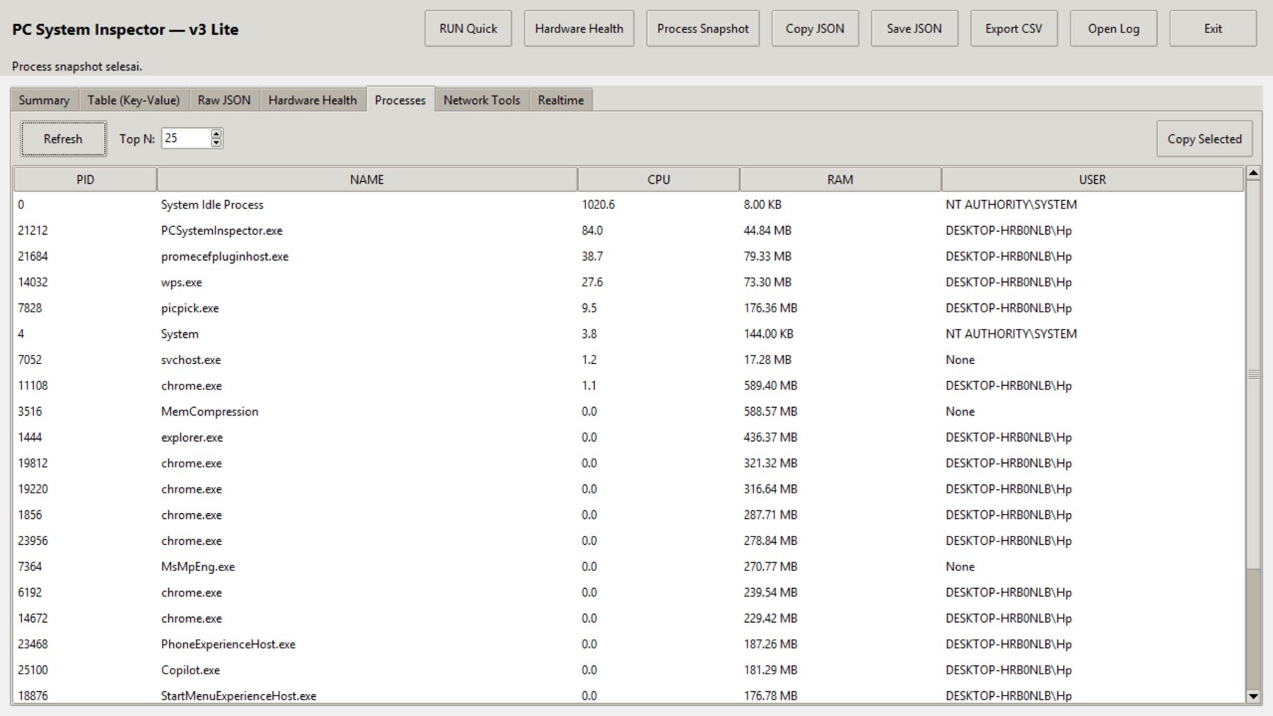PC System Inspector 6