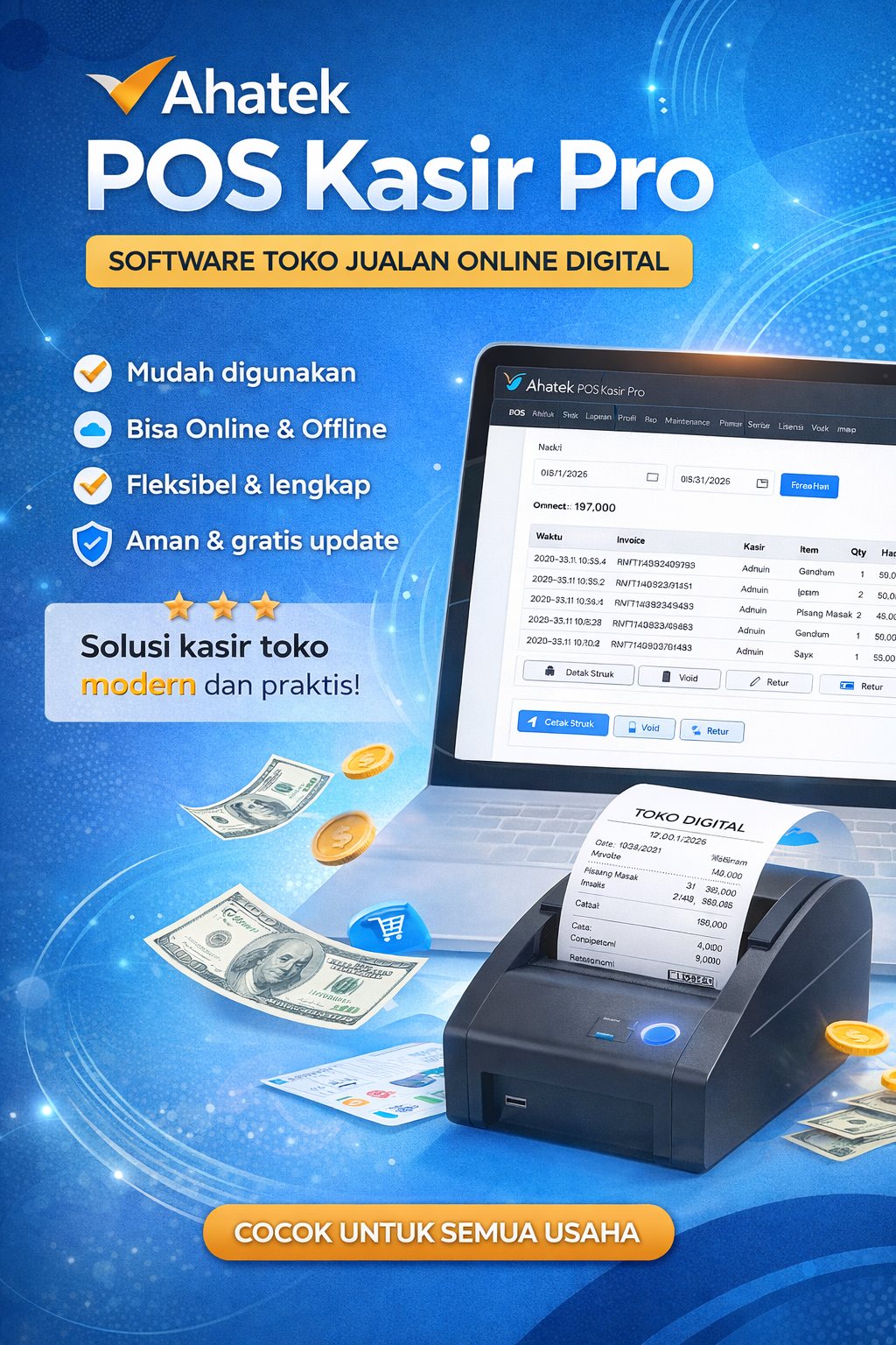 Software Kasir Toko Offline Online