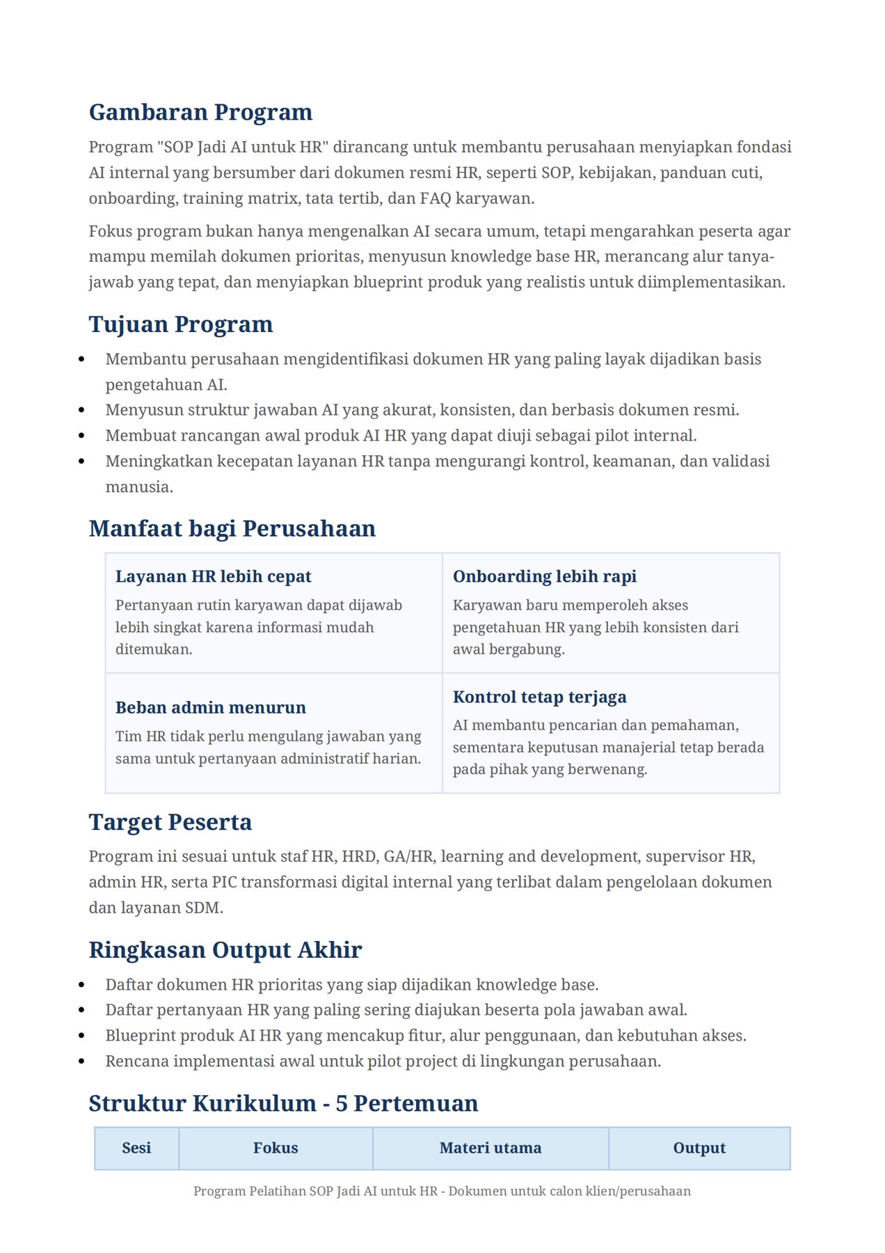 Ubah SOP, Kebijakan, dan Dokumen SDM Menjadi Asisten AI Internal 3